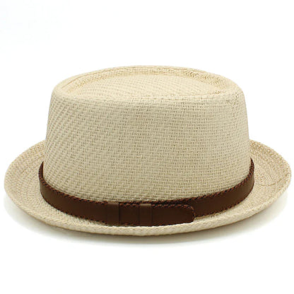 men-women-straw-sun-summer-vintage-retro-porkpie-hat