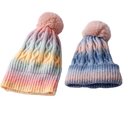 Nottingham Winter Pom Pom Multicolor Beanie