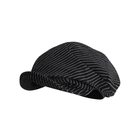 Pontypool Striped Linen Cap
