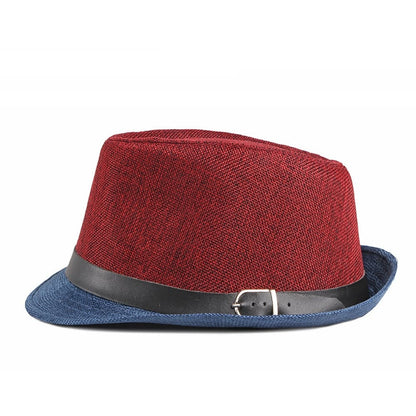 bicolor-adjustable-jazz-fedora-breathable