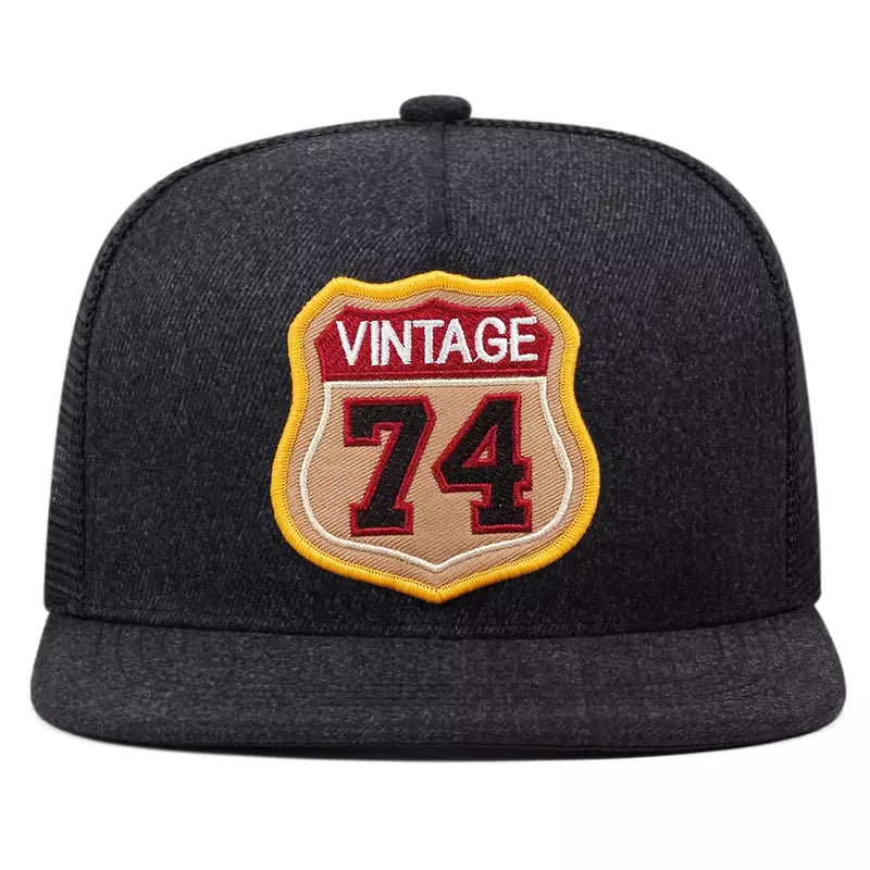 Vintage 74 Trucker Snapback Cap