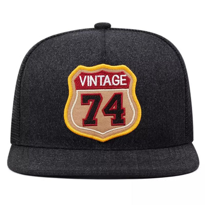 Vintage 74 Trucker Snapback Cap