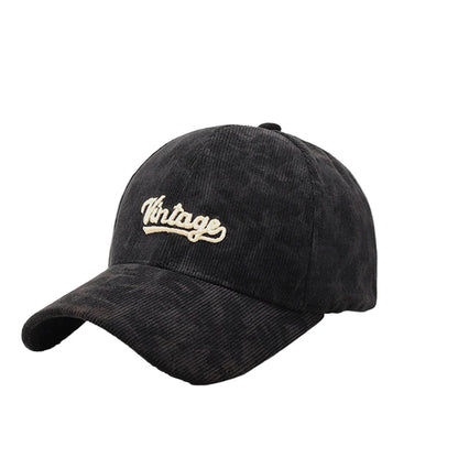 Vintage Corduroy Retro Baseball Cap