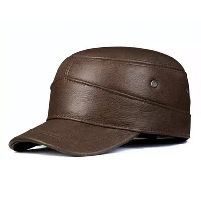 Wilfred Genuine Leather Army Cap