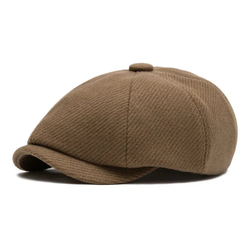 Watson 8-Pannels Plain Newsboy Cap