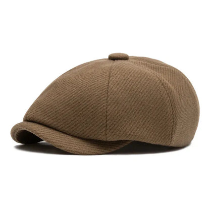 Watson 8-Pannels Plain Newsboy Cap