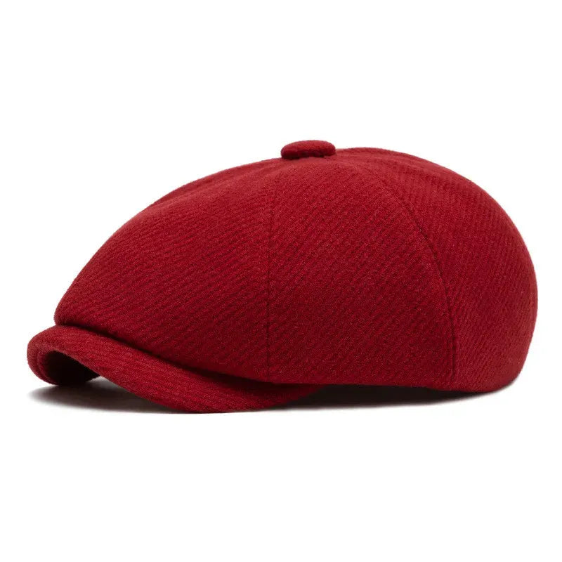 Watson 8-Pannels Plain Newsboy Cap