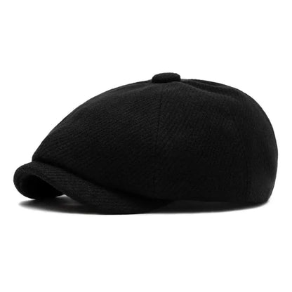 Watson 8-Pannels Plain Newsboy Cap