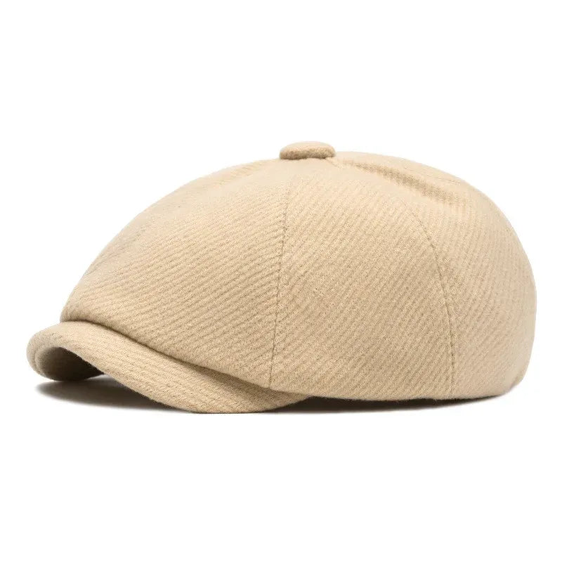 Watson 8-Pannels Plain Newsboy Cap